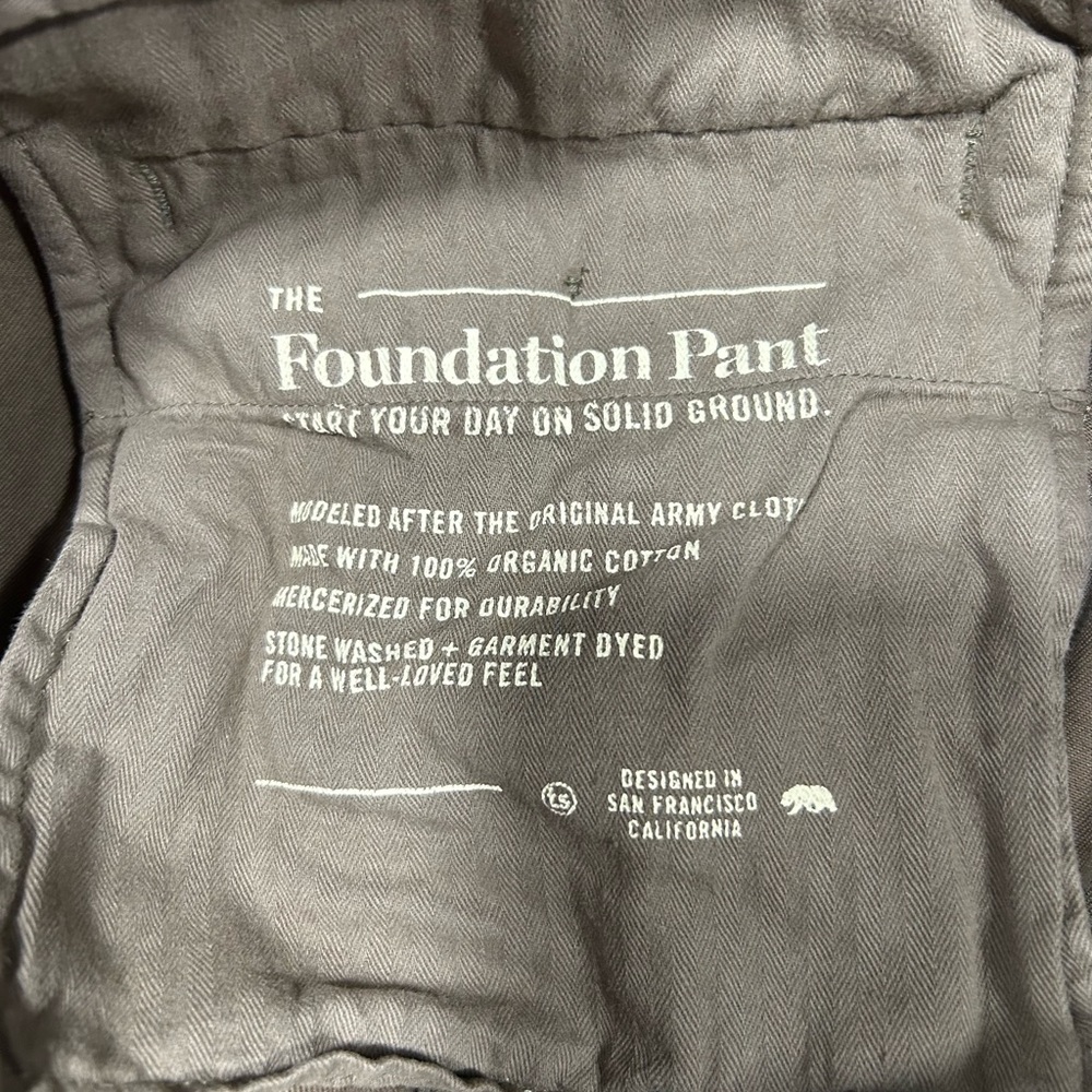 Taylor Stitch The Democratic Foundation Pant Men Size 32x27 Huckberry Brown - Picture 5 of 10